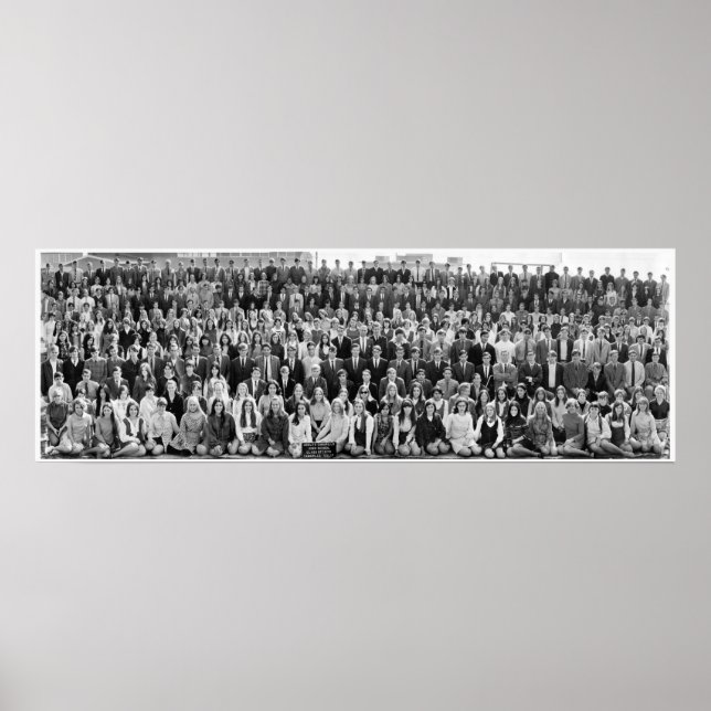 Póster Clase de secundaria Camarillo de Panorama '70 (Frente)