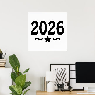 Póster Clase Estrella de 2026 Graduación