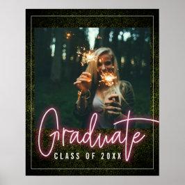 Póster Clase Fotográfica Neon Pink Boxwood