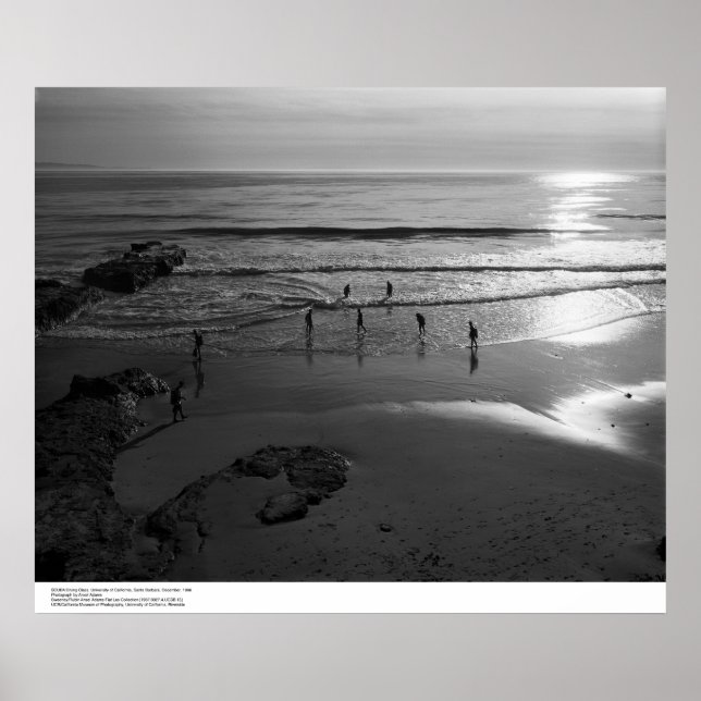 Póster Clase SCUBA, al sol, diciembre de 1966 (Frente)