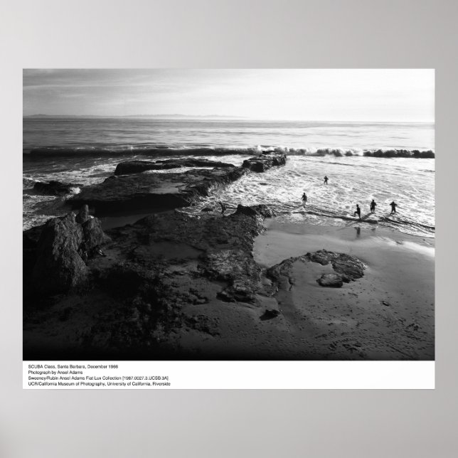 Póster Clase SCUBA, Santa Barbara, 1966 (Frente)