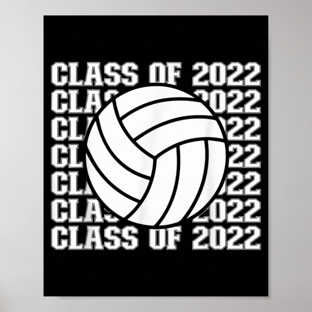 Póster Clase superior de voleibol (Frente)