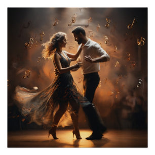 Póster clases de baile