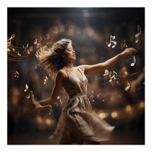 Póster clases de baile