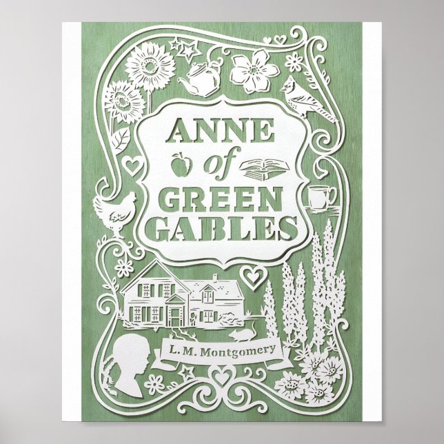 Póster Clásica Anne de Green Gables Poster (Frente)