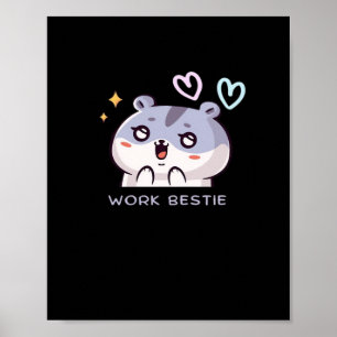 Póster Clásica de Bestie de Trabajo - Cita de Chill