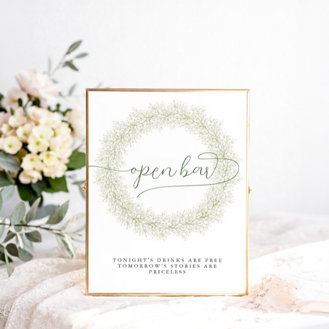 Póster Clásicas Flores Blancas Brindis de Boda de Barra L (Subido por el creador)