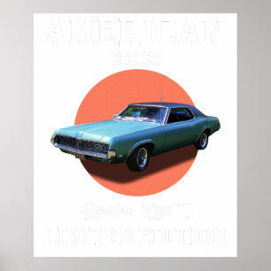 Póster clásico americano calidad genuina edición limitada