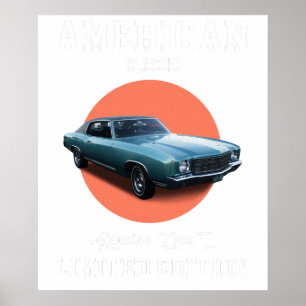 Póster clásico americano calidad genuina edición limitada