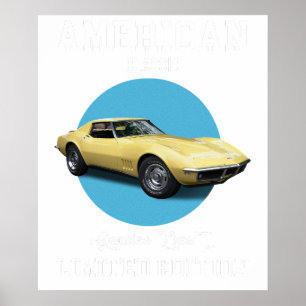 Póster clásico americano calidad genuina edición limitada