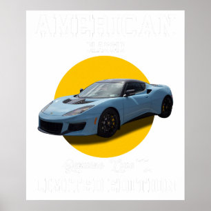 Póster clásico americano genuino calidad edición limitada