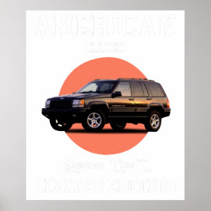 Póster clásico americano genuino calidad edición limitada