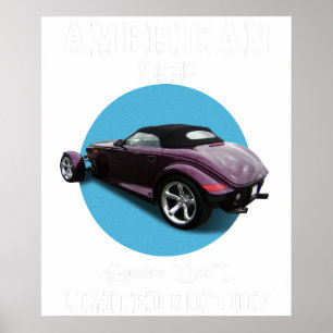 Póster clásico americano genuino calidad edición limitada