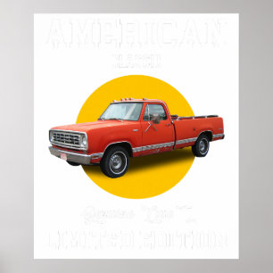 Póster clásico americano genuino edición limitada D