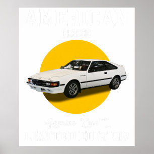 Póster clásico americano genuino edición limitada T