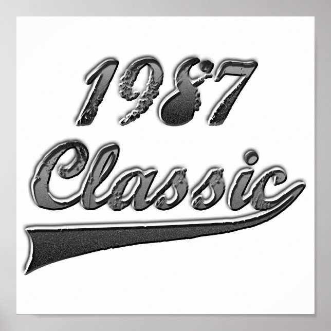 Póster Clásico de 1987 (Frente)