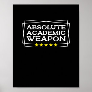 Póster Clásico de arma académica absoluta