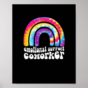 Póster Clásico de Coworker de Ayuda Emocional - Bestias d