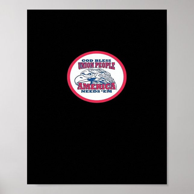 Póster Clásico de meme divertidísimo Union Strong (Frente)