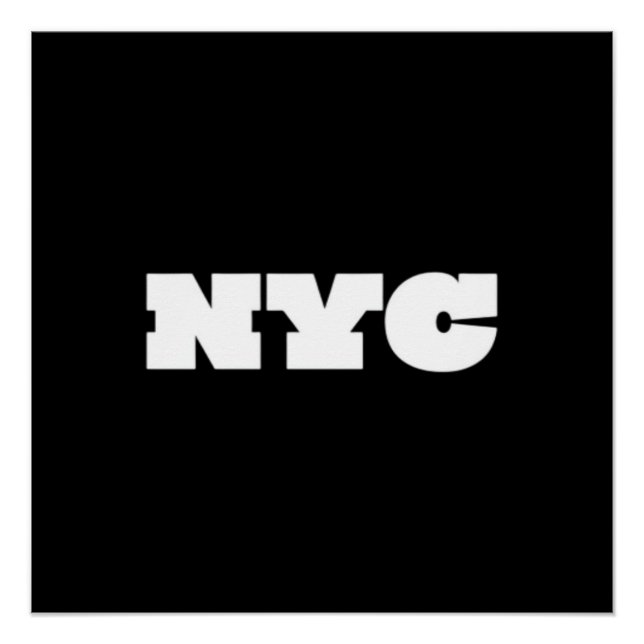 Póster Clásico de NYC (Anverso)