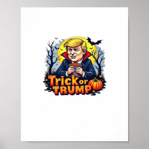 Póster Clásico De Trick O Halloween