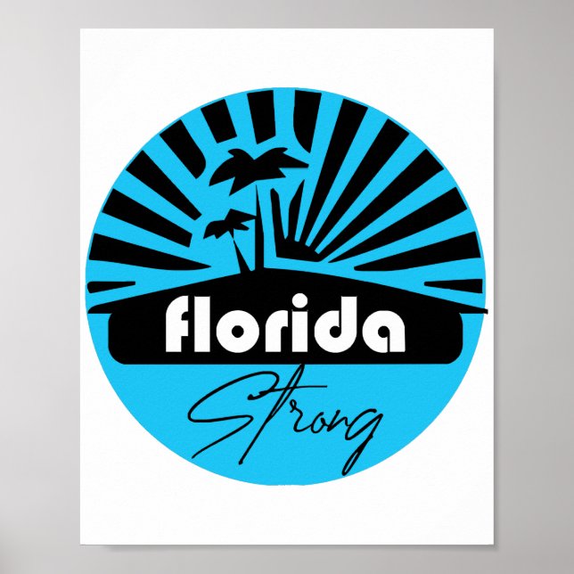 Póster Clásico Florida Strong (Frente)