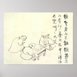 Póster Clásicos Zen - Gibon Sengai - Ganso & Garza