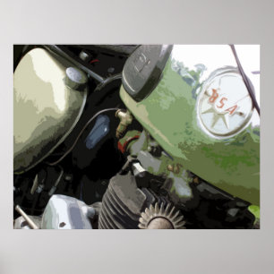 PÓSTER CLASSIC MOTORCYCLE 9