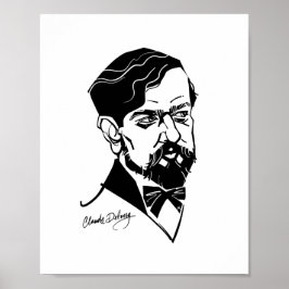Póster Claude Debussy