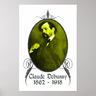 Póster Claude Debussy