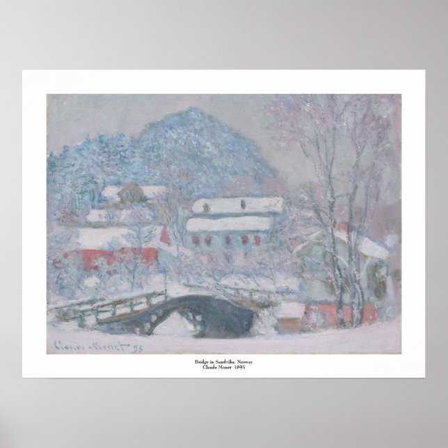 Póster Claude Monet (Frente)