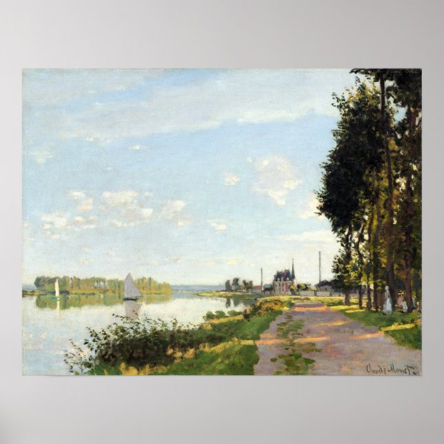 Póster Claude Monet Argenteuil (Frente)