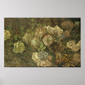 Póster Claude Monet art style