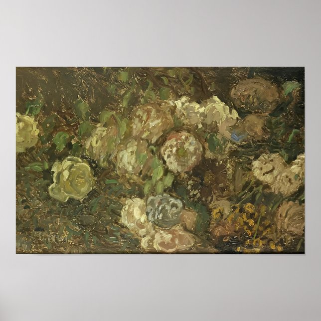 Póster Claude Monet art style (Frente)