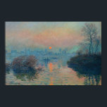 Póster Claude Monet - Atardecer en el Sena en Lavacourt<br><div class="desc">Atardecer en el Sena en Lavacourt,  Efecto Invierno / Soleil couchant sur la Seine a Lavacourt,  effet d'hiver - Claude Monet,  Petróleo en lienzo,  1880</div>
