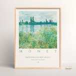 Póster Claude Monet Banks, una pintura de época del Sena<br><div class="desc">Dé un paseo por la serena belleza del arte de Claude Monet con esta exquisita huella de arte. Con el fascinante cuadro "Bancas del Sena", esta obra maestra captura la atmósfera tranquila de la orilla del río y el hábil uso de la luz y el color por parte del artista....</div>