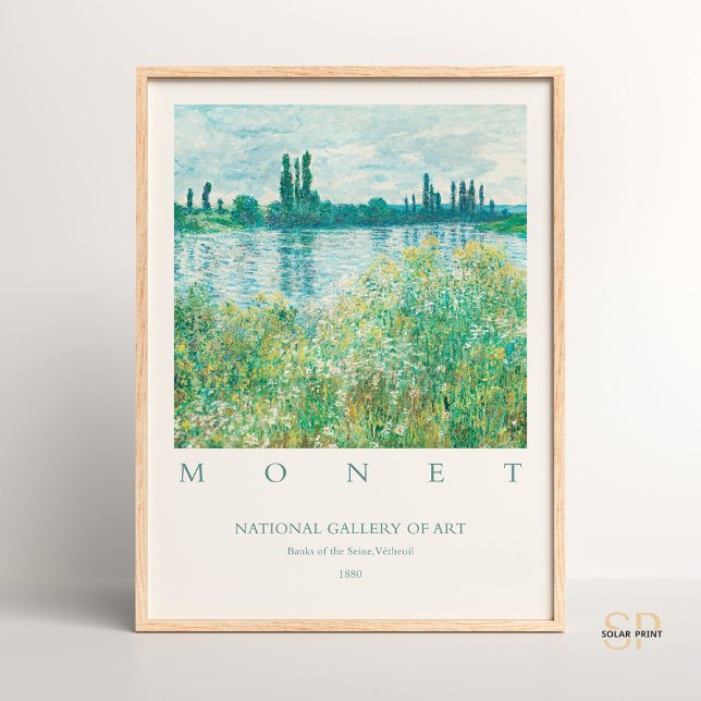 Póster Claude Monet Banks, una pintura de época del Sena (Subido por el creador)