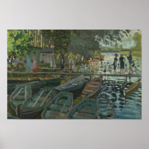 Póster Claude Monet - Baños en La Grenouillere