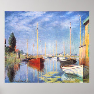 Póster Claude Monet: Barcos de placer en Argenteuil