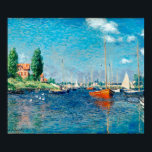 Póster Claude Monet - Barcos Rojos, Argentina<br><div class="desc">Claude Monet - Barcos Rojos,  Argentina (1875)</div>