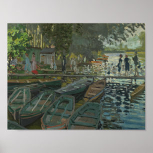Póster Claude Monet - Bathers en La Grenouillere