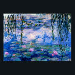 Póster Claude Monet - Blue Water Lilies<br><div class="desc">Date: 1916 | Blue Water Lilies (Nymphéas) by Claude Monet.</div>