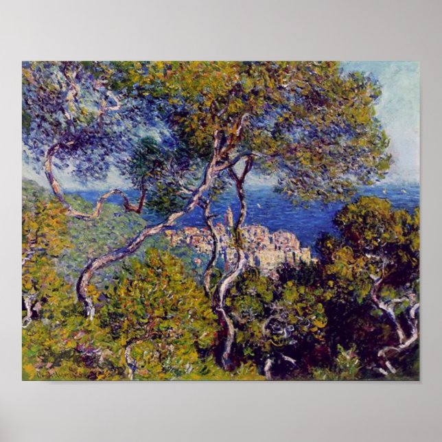 Póster Claude Monet - Bordighera - 1884 (Frente)