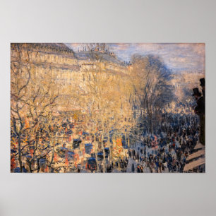 Póster Claude Monet - Boulevard des Capucines en París