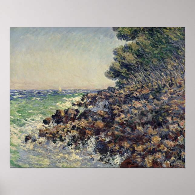 Póster Claude Monet | Cap Martin, 1884 (Frente)