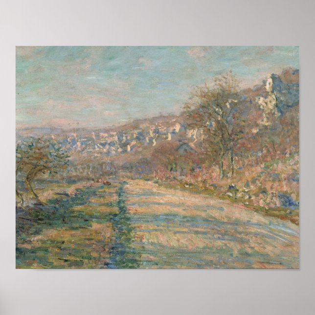Póster Claude Monet - Carretera de La Roche-Guyon (Frente)
