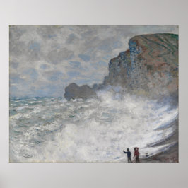 Póster Claude Monet ~ Clima En Etretat