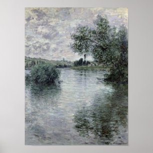 Póster Claude Monet el   el Sena en Vetheuil, 1879
