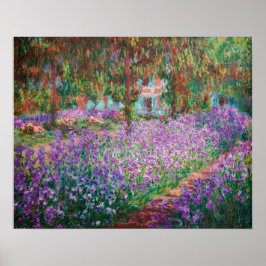 Póster Claude Monet - El jardín del artista en Giverny