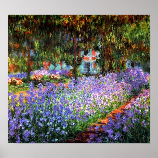 Póster Claude Monet, el jardín del artista en Giverny (Frente)